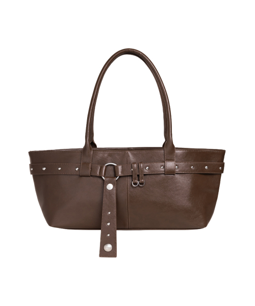 RAIMENT(レイメント)の「Stud Strap Boat Bag_Brown(ショルダーバッグ・レディース・その他・FREE)」の17枚目の写真