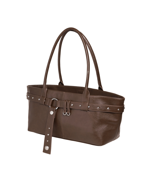 RAIMENT(レイメント)の「Stud Strap Boat Bag_Brown(ショルダーバッグ・レディース・その他・FREE)」の18枚目の写真