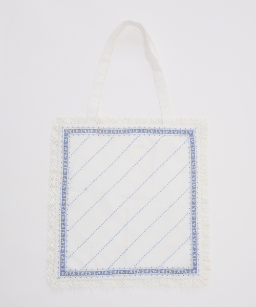 crinkle crinkle crinkle SLOBE別注 handkerchief tote（トートバッグ