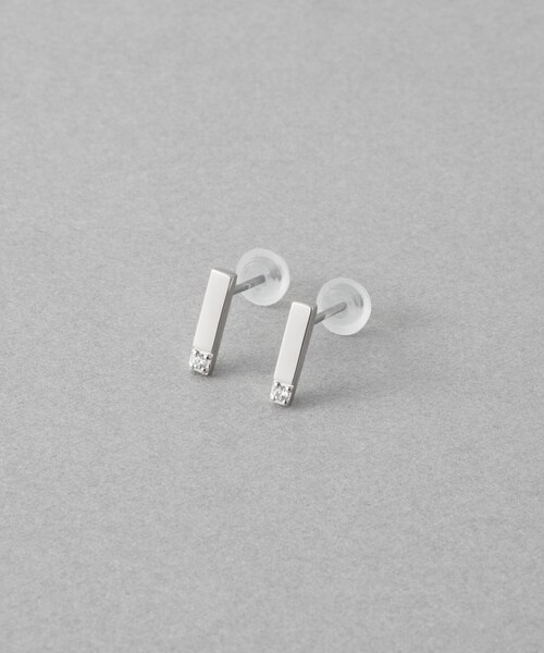 ete(エテ)の「ビジュー ピアス(ピアス(両耳用)・レディース・プラチナム/ピンクゴールド/イエローゴールド・FREE)」の4枚目の写真