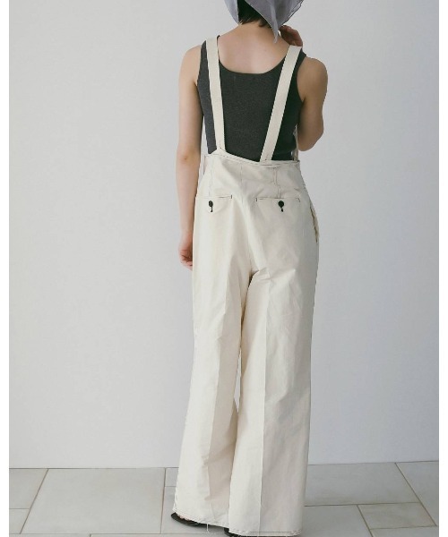 anuke(アンヌーク)の「Suspenders Wide Pants 62610704(その他パンツ・メンズ・オフホワイト/ブラック・36/38)」の10枚目の写真