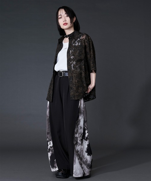 Ellno Loset(エルノロゼット)の「オパールシアージャガードシャツ(シャツ/ブラウス・メンズ・ダークブラウン/ブルー・LARGE/MEDIUM/SMALL)」の14枚目の写真