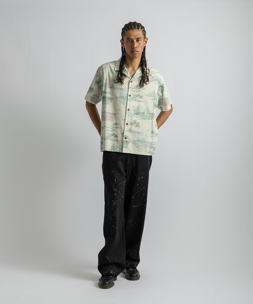 Saturdays NYC（サタデーズ ニューヨークシティ ）の「Morris Wide Leg Painter Pant（その他パンツ・メンズ・キナリ/ブラック・34/32/30）」の5枚目の写真