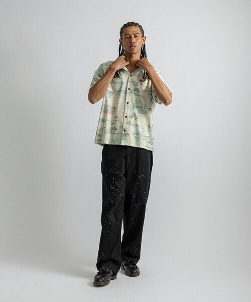 Saturdays NYC（サタデーズ ニューヨークシティ ）の「Morris Wide Leg Painter Pant（その他パンツ・メンズ・キナリ/ブラック・34/32/30）」の7枚目の写真