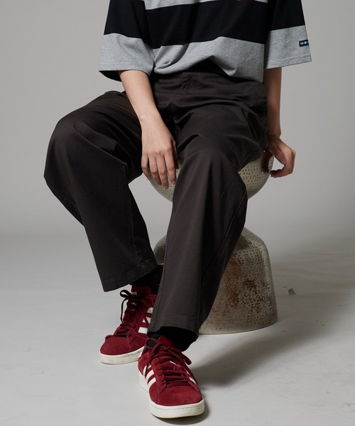 OK YESTERDAY(オッケーイエスタデイ)の「OK YESTERDAY / オーケー イエスタデイ ワイドチノパンツ 秋 秋服 2026年秋冬(チノパンツ・メンズ・カーキ/ブラック/グレー/ベージュ・M/L)」の4枚目の写真