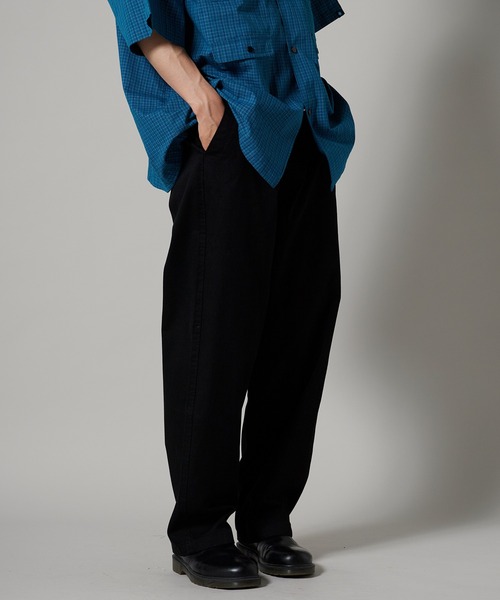 OK YESTERDAY(オッケーイエスタデイ)の「OK YESTERDAY / オーケー イエスタデイ ワイドチノパンツ 秋 秋服 2026年秋冬(チノパンツ・メンズ・カーキ/ブラック/グレー/ベージュ・M/L)」の7枚目の写真
