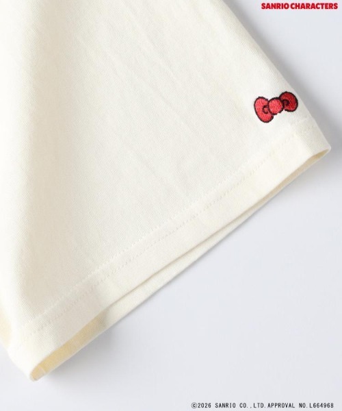 Right-on(ライトオン)の「Other(ソノタ)「サンリオキャラクターズ」プリントTシャツ(Tシャツ/カットソー・レディース・レッド/ホワイト・M/L/S)」の3枚目の写真