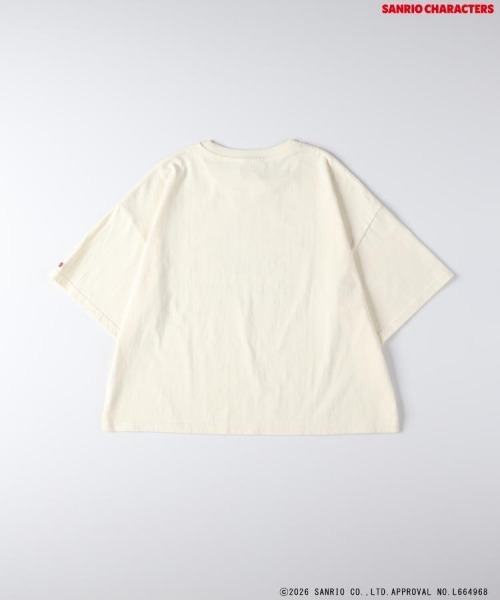 Right-on(ライトオン)の「Other(ソノタ)「サンリオキャラクターズ」プリントTシャツ(Tシャツ/カットソー・レディース・レッド/ホワイト・M/L/S)」の4枚目の写真