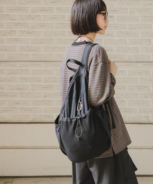 URBAN RESEARCH DOORS(アーバンリサーチドアーズ)の「『スタッフ企画』マルチボーダーロングTシャツ(Tシャツ/カットソー・レディース・ピンク/ブラウン・FREE)」の14枚目の写真