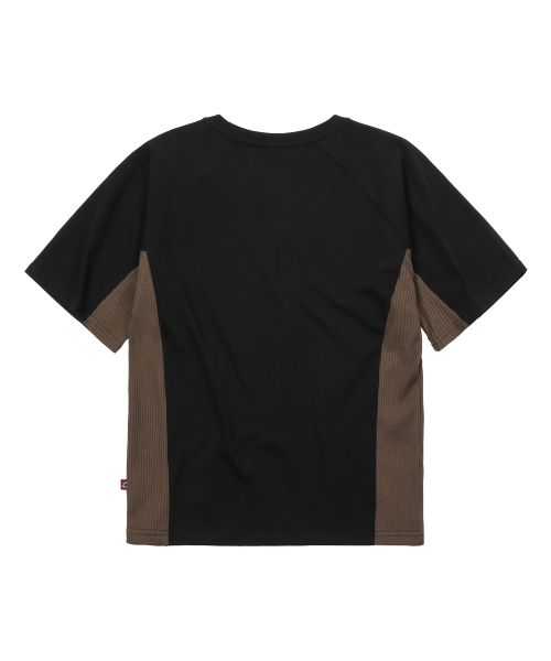 S'EST(エスイーエスティー)の「Solaris Waffle T-shirts Black(Tシャツ/カットソー・メンズ・ブラック・SMALL/MEDIUM/LARGE)」の2枚目の写真