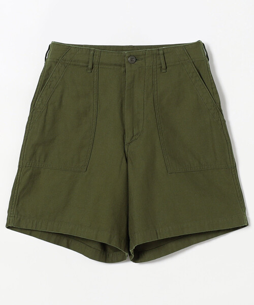 FREAK'S STORE(フリークスストア)の「Orslow/オアスロウ FATIGUE SHORT PANTS/ファティーグベイカーショーツ(その他パンツ・レディース・オリーブ・2/1)」の1枚目の写真