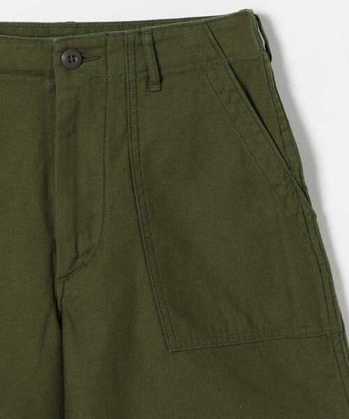 FREAK'S STORE(フリークスストア)の「Orslow/オアスロウ FATIGUE SHORT PANTS/ファティーグベイカーショーツ(その他パンツ・レディース・オリーブ・2/1)」の4枚目の写真