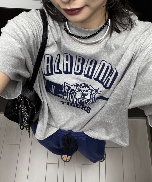 JACKSON MATISSE(ジャクソンマティス)の「別注【RUSSELL ATHLETIC *JM for JS】TCRテンジクロゴS/S(Tシャツ/カットソー・レディース・イエロー/ブラウン/チャコールグレー/ブラック系その他・FREE)」の13枚目の写真