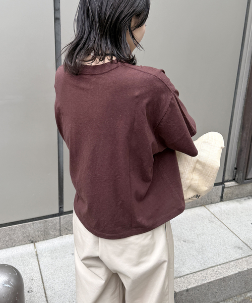 JACKSON MATISSE(ジャクソンマティス)の「別注【RUSSELL ATHLETIC *JM for JS】TCRテンジクロゴS/S(Tシャツ/カットソー・レディース・イエロー/ブラウン/チャコールグレー/ブラック系その他・FREE)」の19枚目の写真
