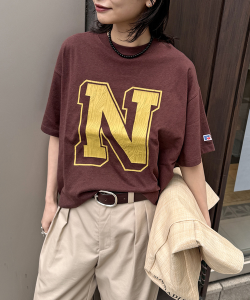 JACKSON MATISSE(ジャクソンマティス)の「別注【RUSSELL ATHLETIC *JM for JS】TCRテンジクロゴS/S(Tシャツ/カットソー・レディース・イエロー/ブラウン/チャコールグレー/ブラック系その他・FREE)」の20枚目の写真