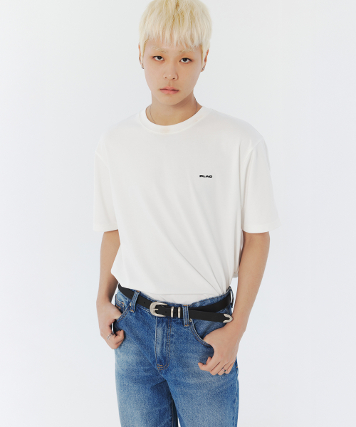 PLAC(プラック)の「ブロックグラフィック半袖Tシャツ5色(Tシャツ/カットソー・メンズ・ライトグレー/ブラウン/ブラック/ホワイト/ミント・X-LARGE/LARGE/SMALL/MEDIUM)」の8枚目の写真