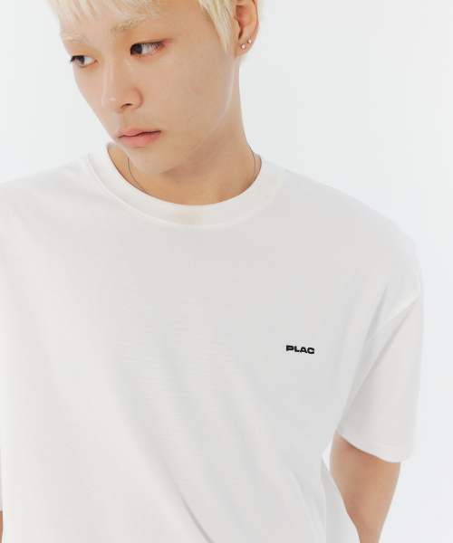 PLAC(プラック)の「ブロックグラフィック半袖Tシャツ5色(Tシャツ/カットソー・メンズ・ライトグレー/ブラウン/ブラック/ホワイト/ミント・X-LARGE/LARGE/SMALL/MEDIUM)」の9枚目の写真