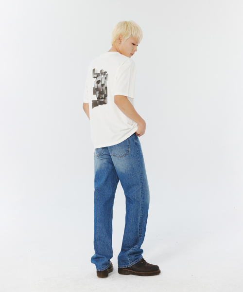 PLAC(プラック)の「ブロックグラフィック半袖Tシャツ5色(Tシャツ/カットソー・メンズ・ライトグレー/ブラウン/ブラック/ホワイト/ミント・X-LARGE/LARGE/SMALL/MEDIUM)」の10枚目の写真