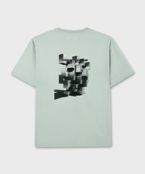 PLAC(プラック)の「ブロックグラフィック半袖Tシャツ5色(Tシャツ/カットソー・メンズ・ライトグレー/ブラウン/ブラック/ホワイト/ミント・X-LARGE/LARGE/SMALL/MEDIUM)」の18枚目の写真