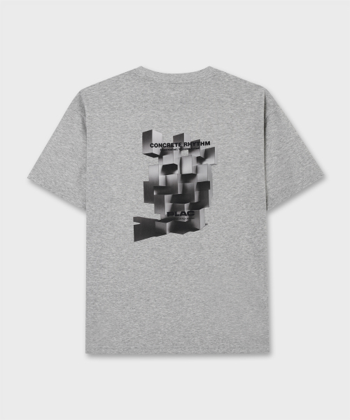 PLAC(プラック)の「ブロックグラフィック半袖Tシャツ5色(Tシャツ/カットソー・メンズ・ライトグレー/ブラウン/ブラック/ホワイト/ミント・X-LARGE/LARGE/SMALL/MEDIUM)」の20枚目の写真
