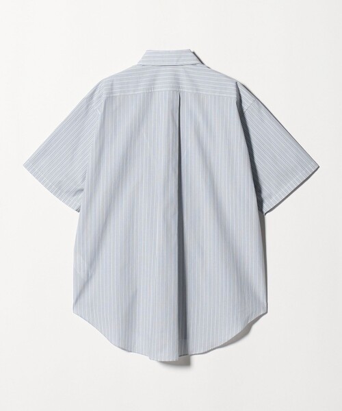 allery（アレリー）の「【別注】＜allery＞ストライプ ショートスリーブ シャツ（シャツ/ブラウス・メンズ・グレー系/ライトブルー・L/M/S）」の3枚目の写真