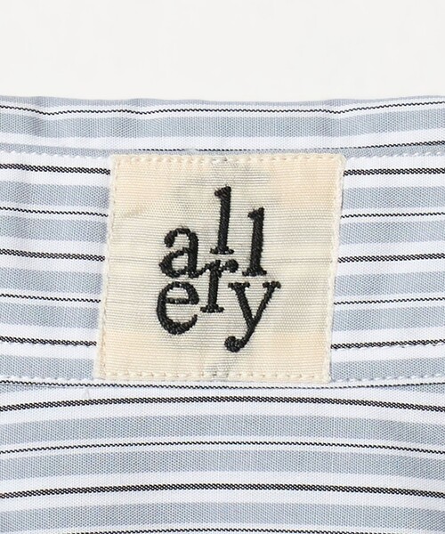 allery（アレリー）の「【別注】＜allery＞ストライプ ショートスリーブ シャツ（シャツ/ブラウス・メンズ・グレー系/ライトブルー・L/M/S）」の12枚目の写真