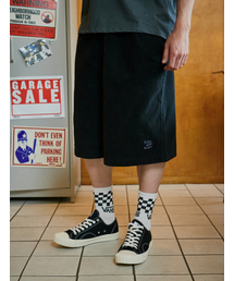 FLATWAVE IN SEOUL（フラットウェーブインソウル）の「Kanoa Wide Cotton Banding Shorts Black（その他パンツ）」