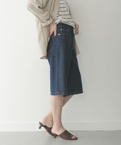 ROLLA'S(ローラス)の「ROLLA’S CHARLOTTE CULOTTE(デニムパンツ・レディース・インディゴブルー・26/24/25)」の4枚目の写真