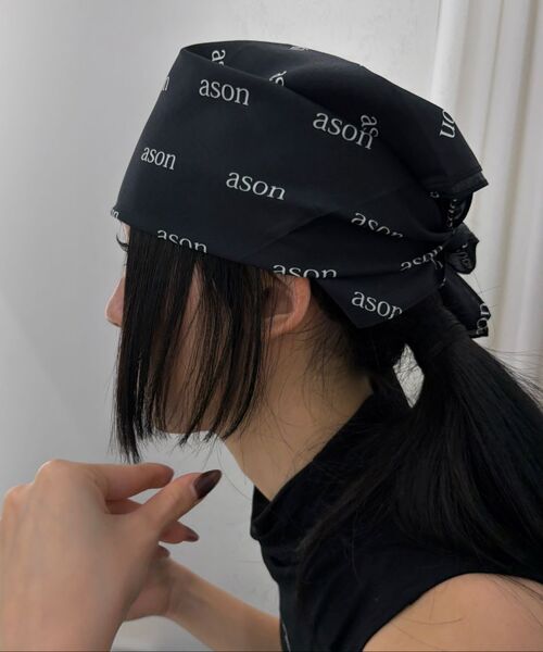 ASON（アズオン）の「HUSH HIGH-NECK SLEEVELESS / BLACK（Tシャツ/カットソー・レディース・その他・FREE）」の6枚目の写真