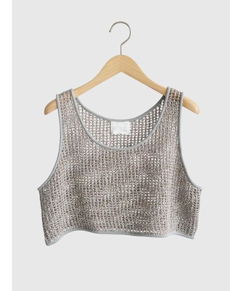 FIKA.(フィーカ)の「Mix knit tank top(その他トップス・レディース・ブラウン/ダークブラウン・MEDIUM)」の21枚目の写真