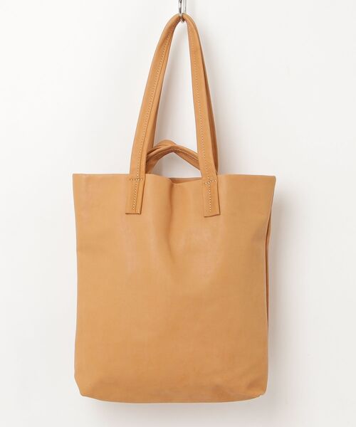 BrownBrown(ブラウンブラウン)の「【BrownBrown】ブラウンブラウン/ トートバック(Mサイズ)(トートバッグ・メンズ・ブラウン/ナチュラル・FREE)」の2枚目の写真