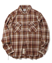 【HOUSTON/ヒューストン】VINTAGE CHECK FLANNEL SHIRT/ヴィンテージ チェックフランネルシャツ
