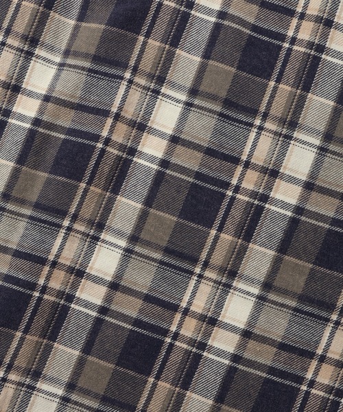 CORPUS TOKYO（コーパス トーキョー）の「【HOUSTON/ヒューストン】VINTAGE CHECK FLANNEL SHIRT/ヴィンテージ チェックフランネルシャツ（シャツ/ブラウス・メンズ・バーガンディー/ネイビー/ブラウン・M/L/XL）」の13枚目の写真