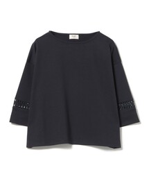袖 レース プルオーバー