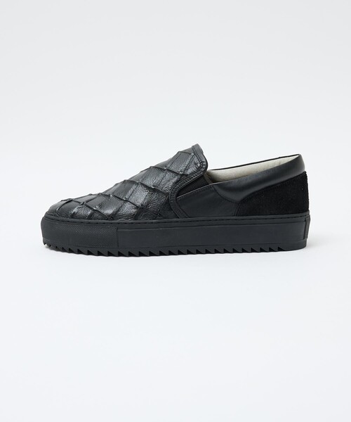 alfredoBANNISTER（アルフレッドバニスター）の「margom slip-on pleats（スニーカー・メンズ・ブラック系その他/ブラック・43/42/41/40/44）」の6枚目の写真