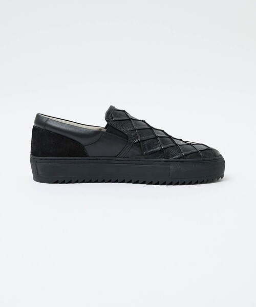 alfredoBANNISTER（アルフレッドバニスター）の「margom slip-on pleats（スニーカー・メンズ・ブラック系その他/ブラック・43/42/41/40/44）」の8枚目の写真