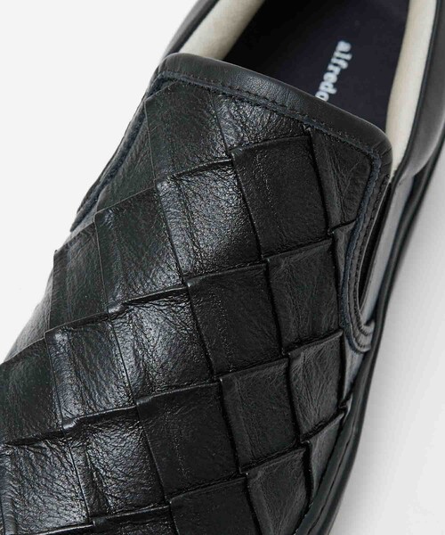alfredoBANNISTER（アルフレッドバニスター）の「margom slip-on pleats（スニーカー・メンズ・ブラック系その他/ブラック・43/42/41/40/44）」の11枚目の写真