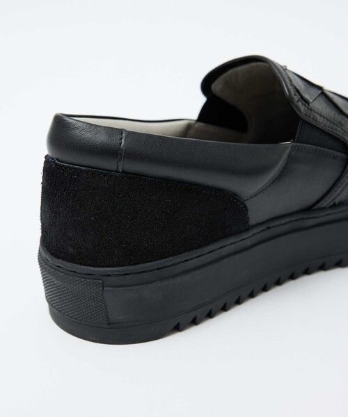 alfredoBANNISTER（アルフレッドバニスター）の「margom slip-on pleats（スニーカー・メンズ・ブラック系その他/ブラック・43/42/41/40/44）」の18枚目の写真