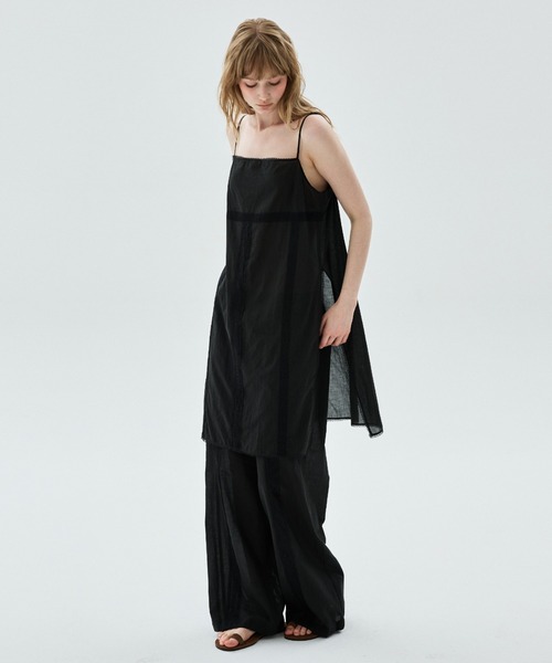 Mardi Mercredi(マルディメクルディ)の「SHEER COTTON PANTS LACE / シアー コットン パンツ レース(その他パンツ・レディース・クリーム/ブラック・FREE)」の18枚目の写真