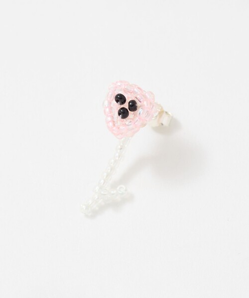 Steven Alan(スティーブンアラン)の「<Pura Utz>MINI PINK POPPY EAR STICK/シングルピアス(ピアス(片耳用)・レディース・ライトピンク・FREE)」の2枚目の写真