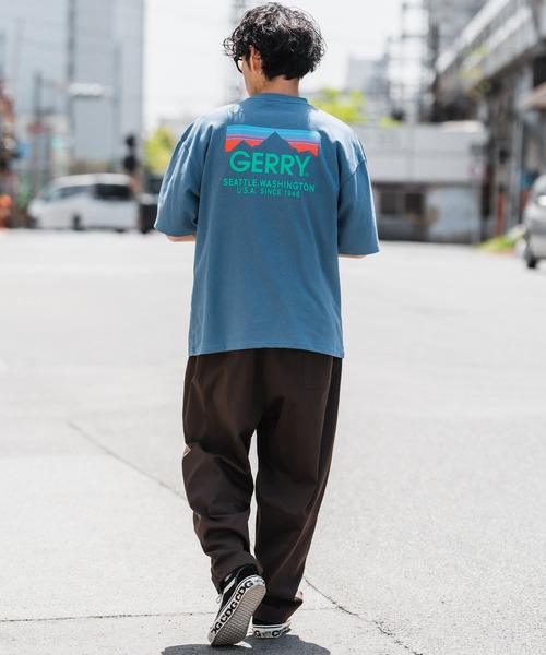 En serio TOKYO(エンソリオトーキョー)の「【GERRY】別注カラーボックスロゴ半袖Tシャツ 42-9146G-BJ(Tシャツ/カットソー・メンズ・ホワイト/ダークブルー/カーキ/パープル/ブラック/オートミール・X-LARGE/SMALL/MEDIUM/LARGE)」の22枚目の写真