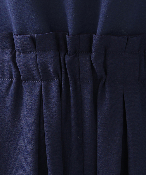 BEAMS LIGHTS Women's（ビームスライツ ウィメンズ）の「BEAMS LIGHTS / 切替ガウチョ オールインワン（つなぎ/オールインワン・レディース・ブラック/ネイビー・38/36/40）」の9枚目の写真