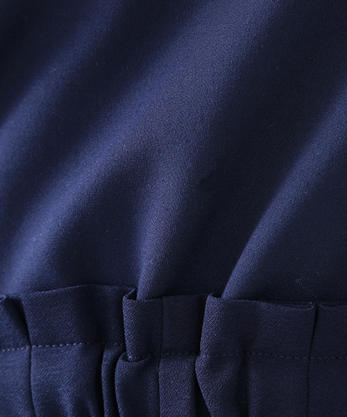 BEAMS LIGHTS Women's（ビームスライツ ウィメンズ）の「BEAMS LIGHTS / 切替ガウチョ オールインワン（つなぎ/オールインワン・レディース・ブラック/ネイビー・38/36/40）」の10枚目の写真