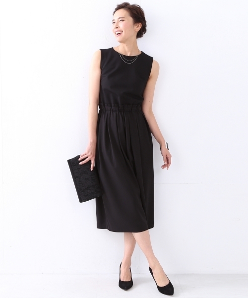 BEAMS LIGHTS Women's（ビームスライツ ウィメンズ）の「BEAMS LIGHTS / 切替ガウチョ オールインワン（つなぎ/オールインワン・レディース・ブラック/ネイビー・38/36/40）」の15枚目の写真