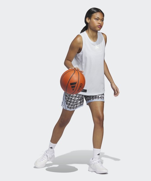 adidas（アディダス）の「アディダス クレージー ライト カレイドスコープ AOP ショーツ / ハーフパンツ / アディダス adidas（その他パンツ・レディース・ブラック・MEDIUM/X-LARGE）」の5枚目の写真