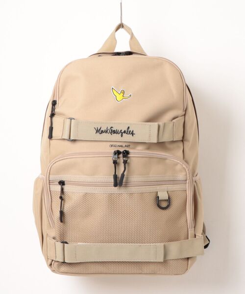 Port（ポート）の「【 Mark Gonzales / マークゴンザレス 】 SKATE BACK PACK リュック（バックパック/リュック・メンズ・ベージュ/ブラック/オフホワイト/ブラック系その他・FREE）」の2枚目の写真