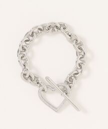 Heart Link Flow Bracelet / a-AC26