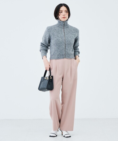 NOLLEY’S（ノーリーズ）の「【WEB限定】【Tricots Jean Marc】GLENDALE（カーディガン/ボレロ・レディース・ネイビー/グレー・FREE）」の13枚目の写真