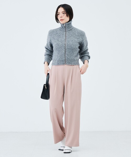 NOLLEY’S（ノーリーズ）の「【WEB限定】【Tricots Jean Marc】GLENDALE（カーディガン/ボレロ・レディース・ネイビー/グレー・FREE）」の14枚目の写真