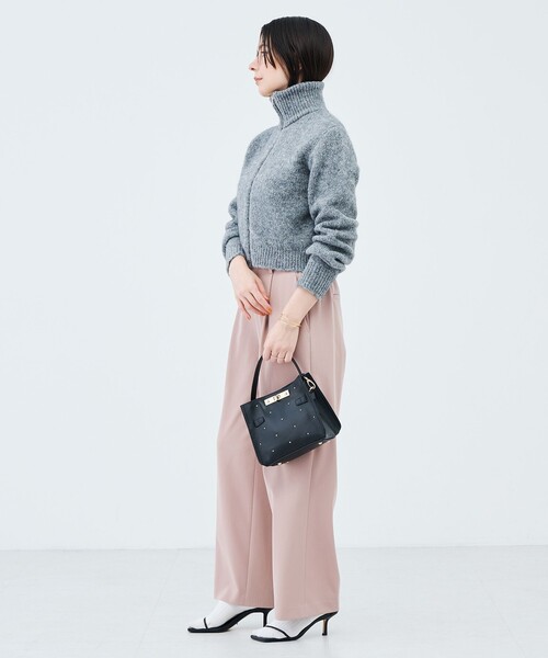 NOLLEY’S（ノーリーズ）の「【WEB限定】【Tricots Jean Marc】GLENDALE（カーディガン/ボレロ・レディース・ネイビー/グレー・FREE）」の15枚目の写真